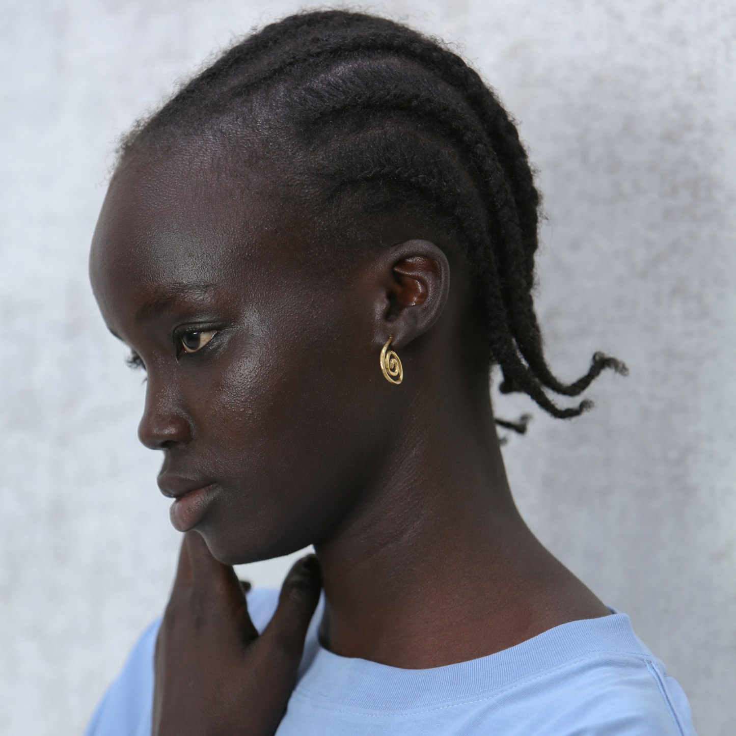 PRANA EARRING SMALL〈GOLD〉